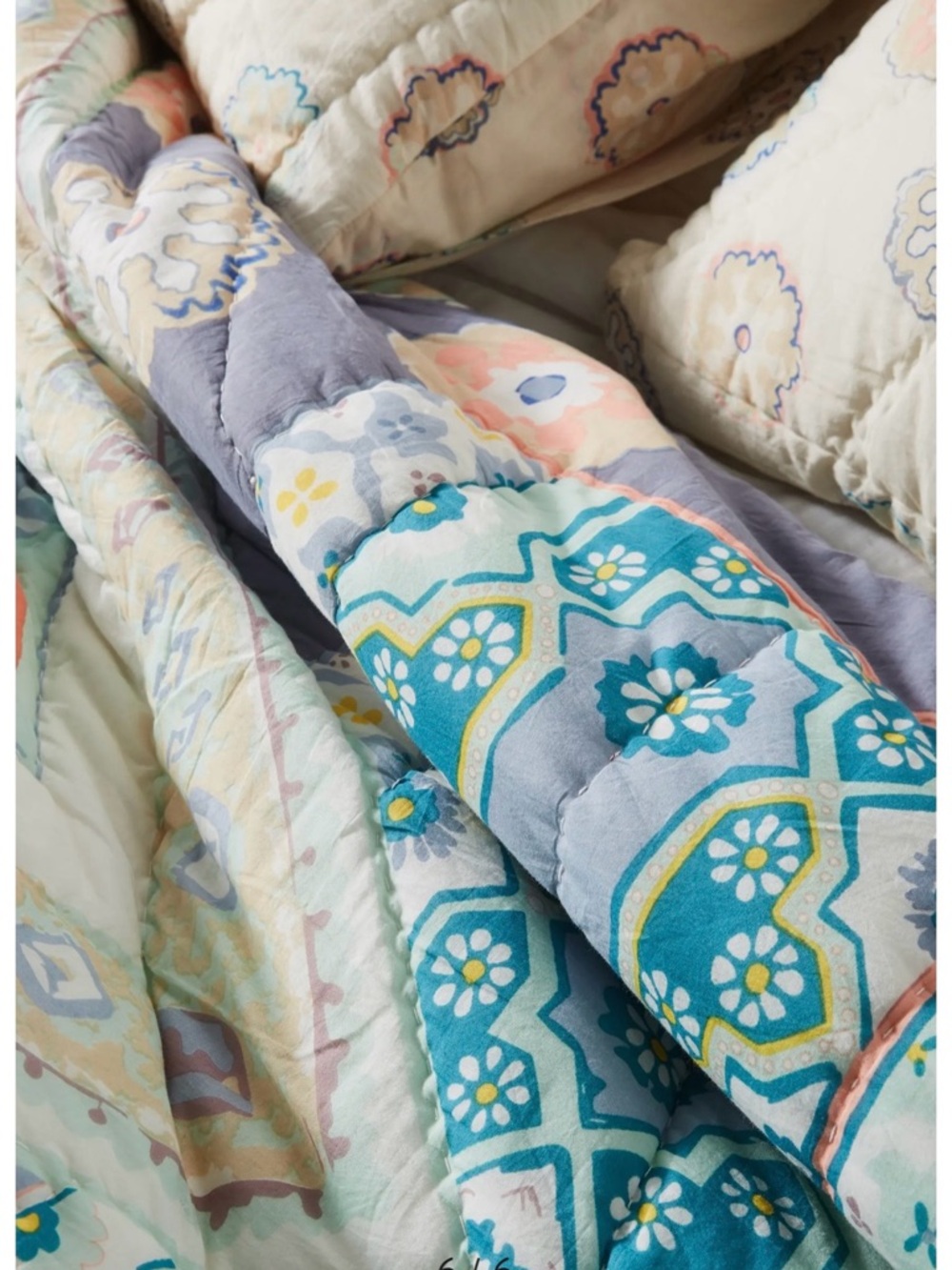 Anthropologie Twin Quilt set - Picture 4 of 6